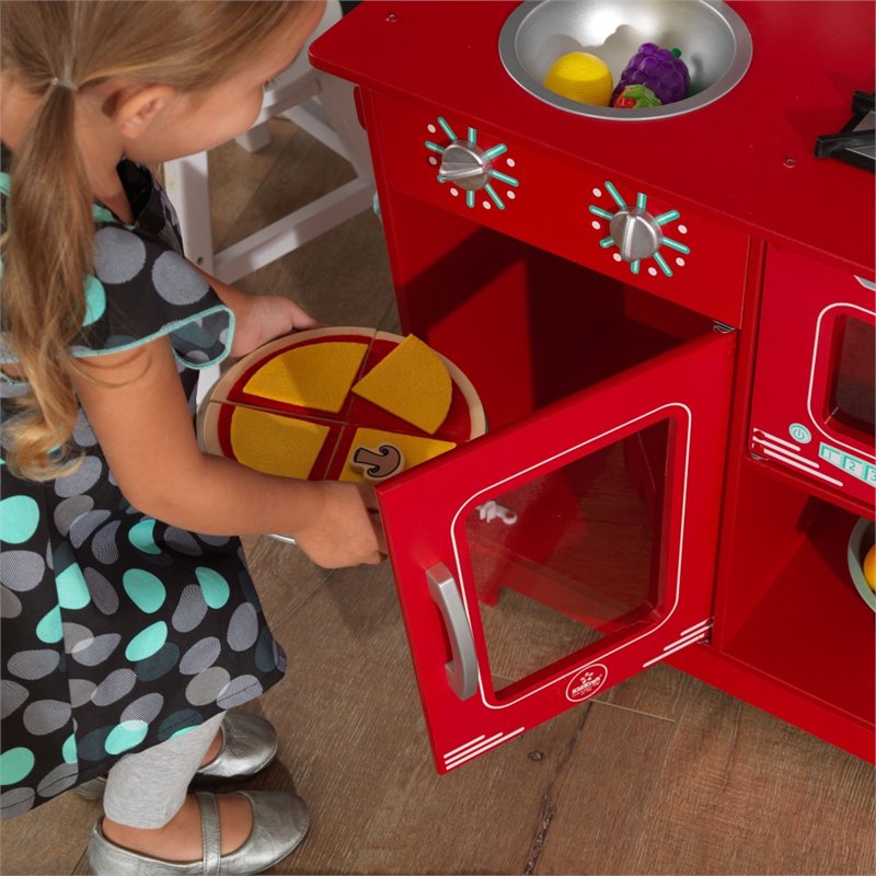 Kidkraft Classic Kitchenette in Red