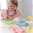 KidKraft 27 Piece Kitchen Dish Play set in Pastel Multi Color