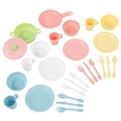 KidKraft 27 Piece Kitchen Dish Play set in Pastel Multi Color