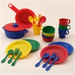 KidKraft 27 Piece Kitchen Dish Play set in Primary