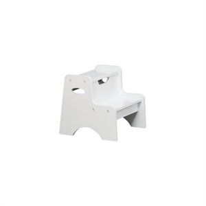 KidKraft Two Step Stool for Kids in White