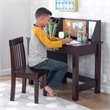 KidKraft Writing Desk with Chair in Espresso