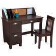 KidKraft Writing Desk with Chair in Espresso