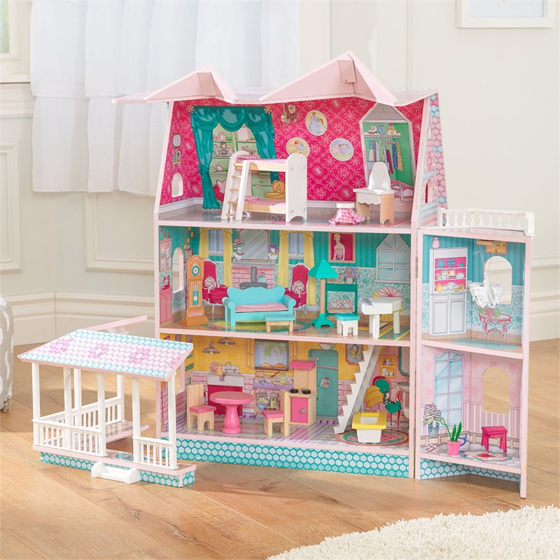 KidKraft Abbey Manor Dollhouse in Pink