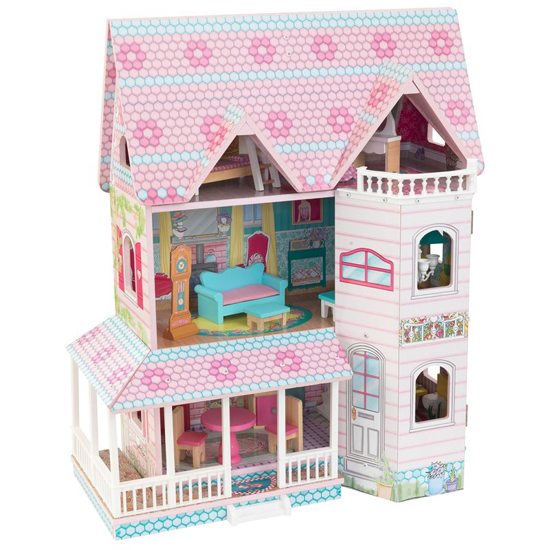 KidKraft Abbey Manor Dollhouse in Pink