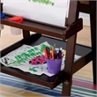 KidKraft Delux Wooden Easel in Espresso