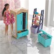 Kidkraft 8 Piece Wooden Plastic Master Closet Dollhouse Accessory Pack