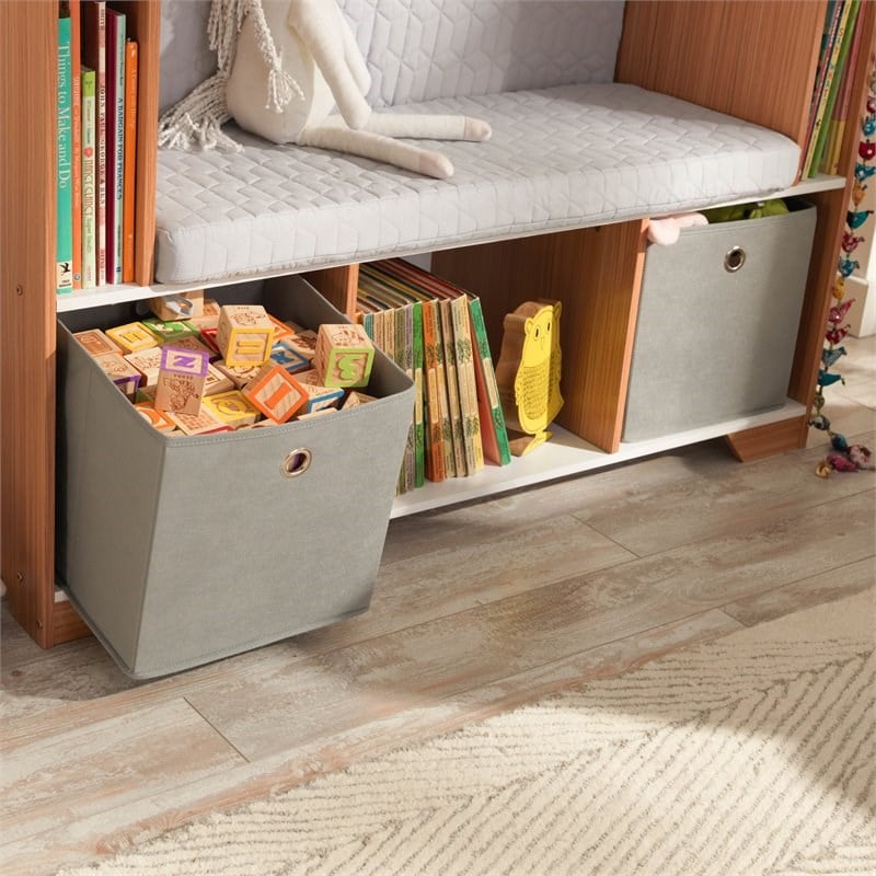 Kidkraft Little Dreamer Deluxe Fabric Wooden Reading Nook