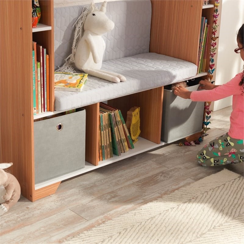 Kidkraft Little Dreamer Deluxe Fabric Wooden Reading Nook