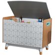 Kidkraft Mid-Century Kid Plastic Lift Top Wooden Toy Box