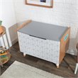 Kidkraft Mid-Century Kid Plastic Lift Top Wooden Toy Box