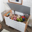 Kidkraft Mid-Century Kid Plastic Lift Top Wooden Toy Box
