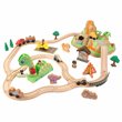 Kidkraft 56 Piece Dinosaur Bucket Top Wooden Plastic Train Set