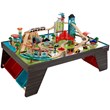 Kidkraft 85 Piece Pacific Railway Wooden Plastic Train Table Set
