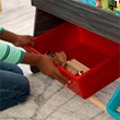 Kidkraft 85 Piece Pacific Railway Wooden Plastic Train Table Set