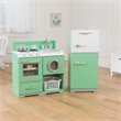 Kidkraft Homestyle Wooden Plastic Play Kitchen in Pistachio