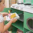 Kidkraft Homestyle Wooden Plastic Play Kitchen in Pistachio