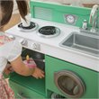 Kidkraft Homestyle Wooden Plastic Play Kitchen in Pistachio