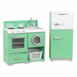 Kidkraft Homestyle Wooden Plastic Play Kitchen in Pistachio