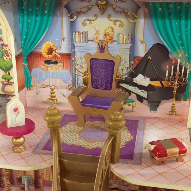 Kidkraft Disney 13 Piece Princess Belle Enchanted Dollhouse