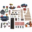 Kidkraft 79 Piece Wooden Plastic Railway Express Train Table Set