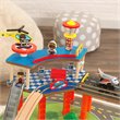 Kidkraft 79 Piece Wooden Plastic Railway Express Train Table Set
