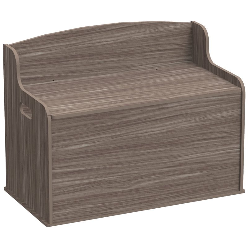 Kidkraft Fill with Fun Wooden Toy Box Bench in Gray