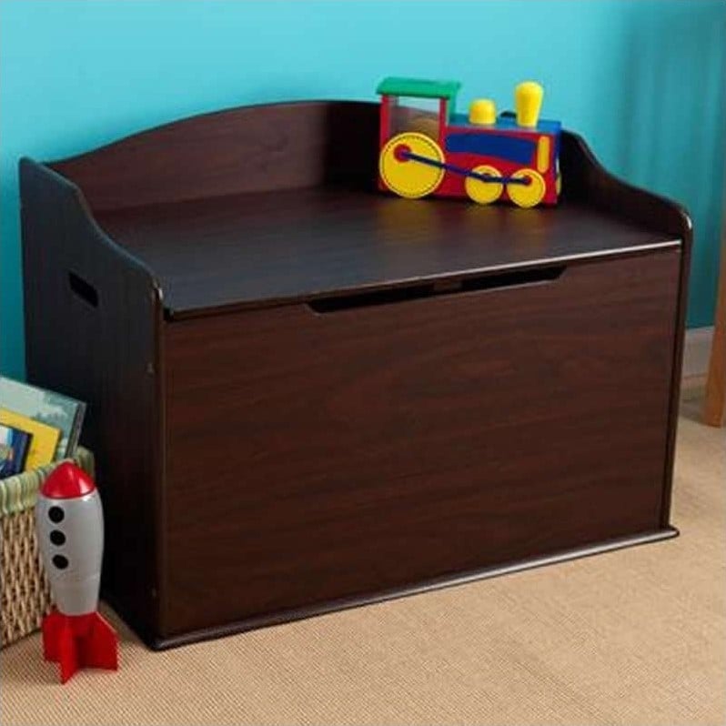 KidKraft Austin Box Espresso Toy Boxes & Chest 706943149560  