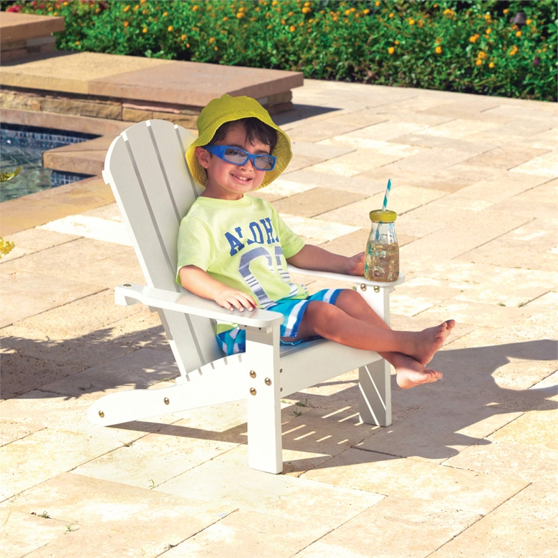 KidKraft Adirondack All-Wood Chair in Honey