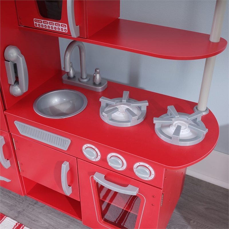 KidKraft Vintage Play Kitchen in Red