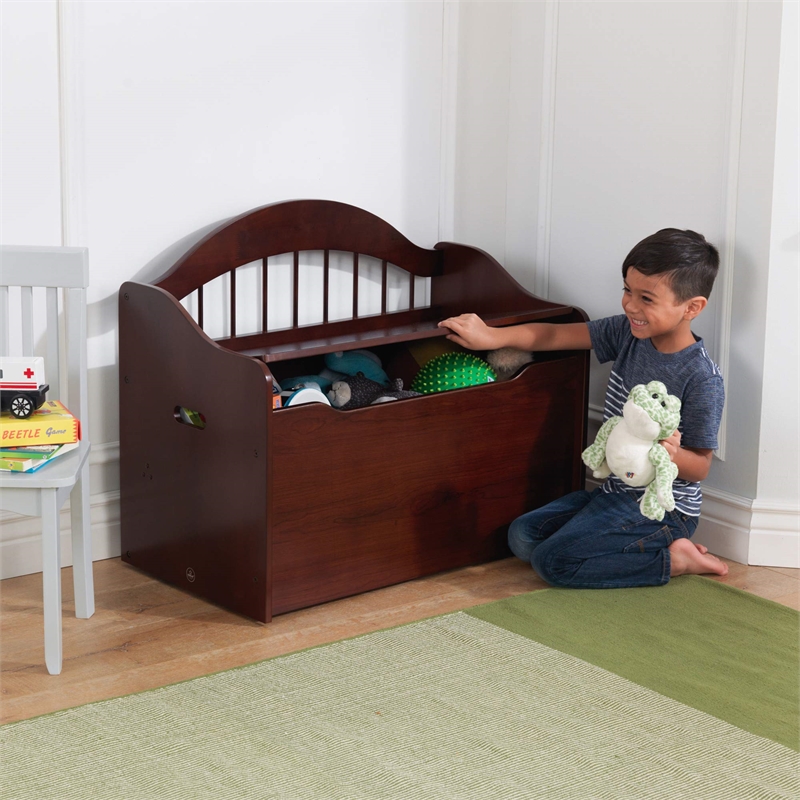 KidKraft Limited Edition Toy Box in Espresso