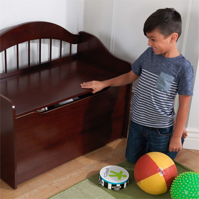 KidKraft Limited Edition Toy Box in Espresso