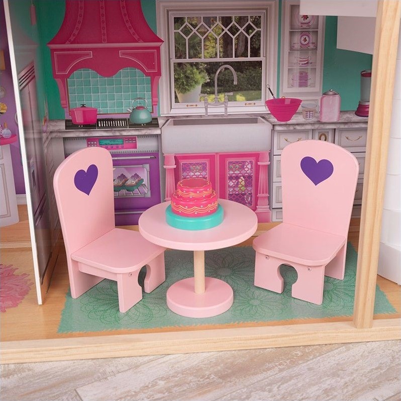 KidKraft Elegant 18 inch Doll Manor with Furniture