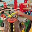 KidKraft Airport Express Train Set and Table in Espresso
