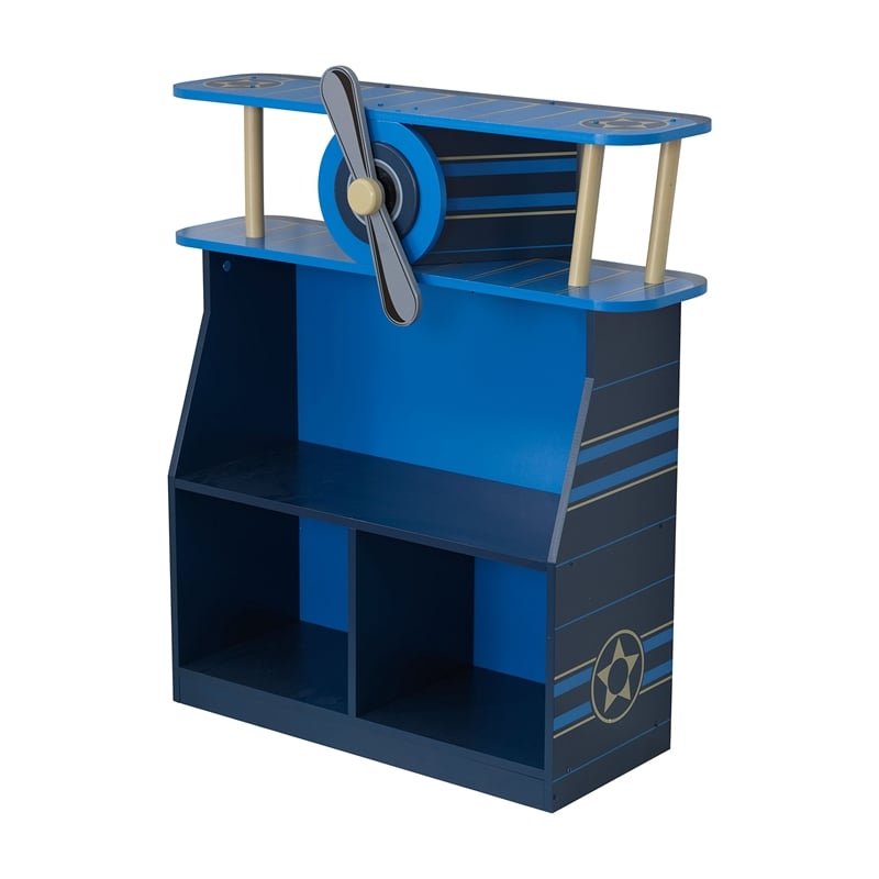 KidKraft Airplane Bookcase in Blue
