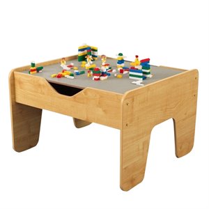 KidKraft Activity Play Table in Gray and Natural