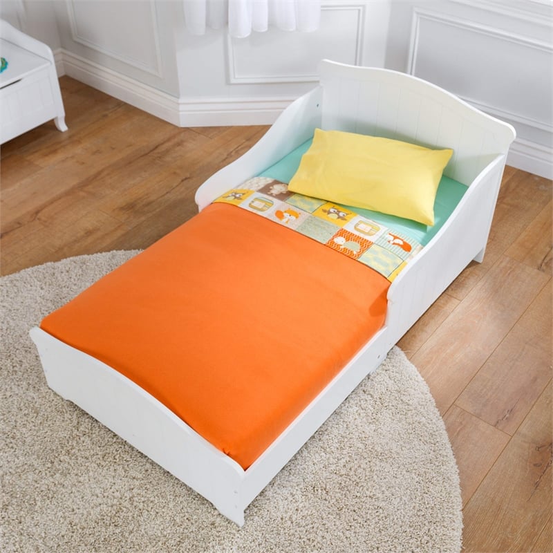 KidKraft Nantucket Wood Toddler Bed in White