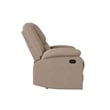 Relax-A-Lounger Dayton Recliner in Beige Microfiber Upholstery
