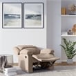 Relax-A-Lounger Dayton Recliner in Beige Microfiber Upholstery