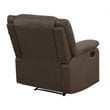 Relax-A-Lounger Dayton Recliner in Chocolate Microfiber Upholstery