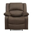 Relax-A-Lounger Dayton Recliner in Chocolate Microfiber Upholstery