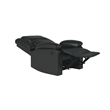 Relax-A-Lounger Pittsburg Recliner in Black Faux Leather Upholstery