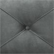 Lifestyle Solutions Harvard Sofa in Dark Gray Microfiber Upholstery