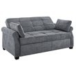 Serta Henley Queen Convertible Sofa in Gray Fabric Upholstery