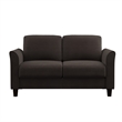 LifeStyle Solutions New Haven 3 Piece Sofa Set in Coffee