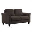 LifeStyle Solutions New Haven 3 Piece Sofa Set in Coffee
