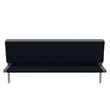 Serta Carson Tufted Sleeper Sofa in Charcoal Gray Fabric Upholstery