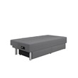 Serta Wilton Dream Convertible Sofa Sleeper in Charcoal Fabric Upholstery