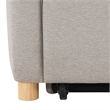 Serta Chandler Convertible Chair in Light Gray Fabric Upholstery