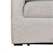 Serta Hathaway Convertible Sofa in Linen Beige Fabric Upholstery